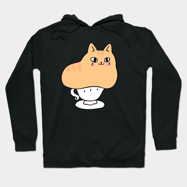 cute fat cat Hoodie by Lovely Arts